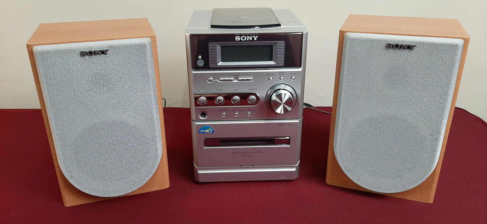 レア動作品】SONY CMT-ED1A ミニハイファイコンポーネントシステム