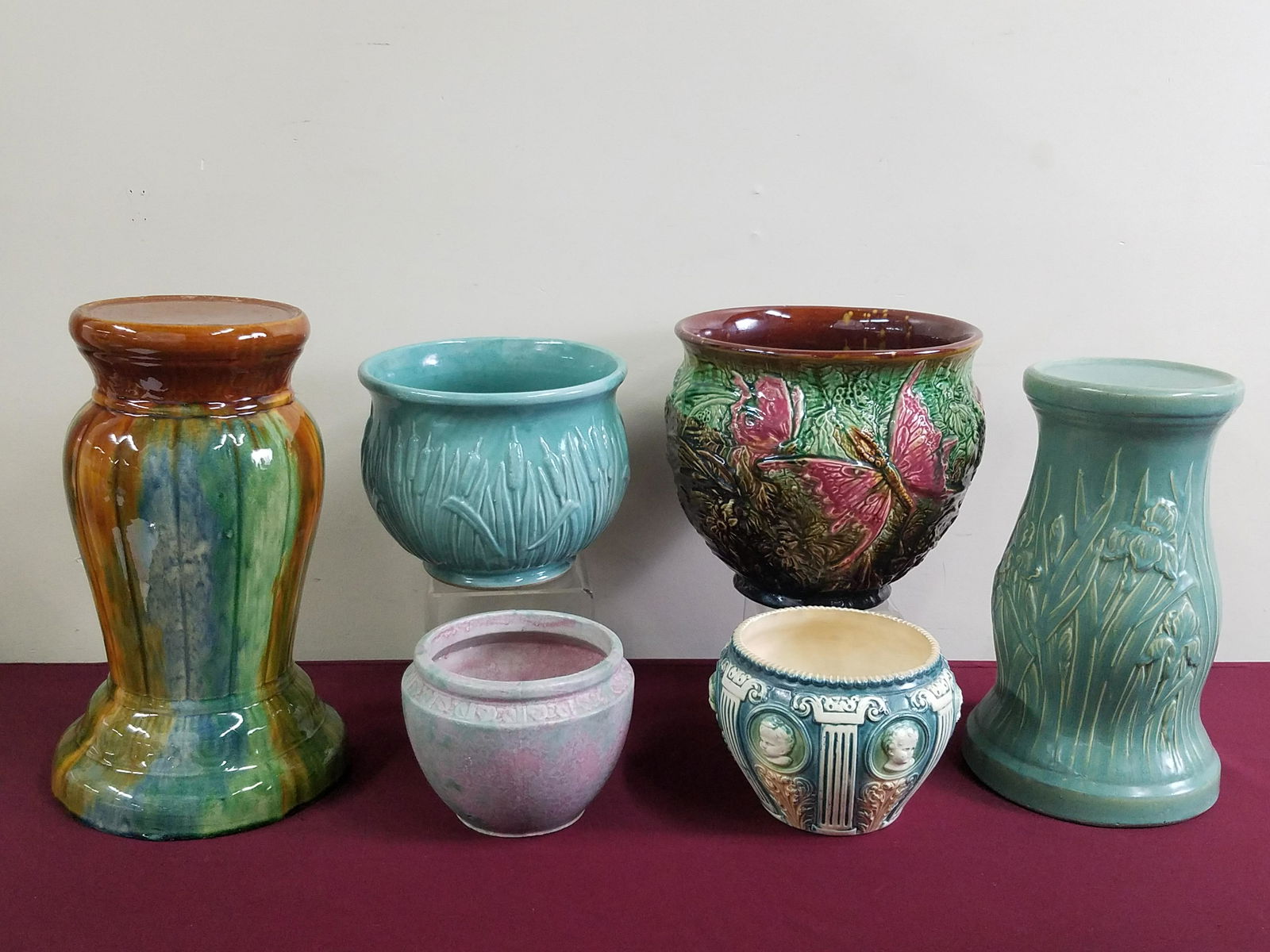 6 Pcs Ceramics incl. Planters (1 of 10)