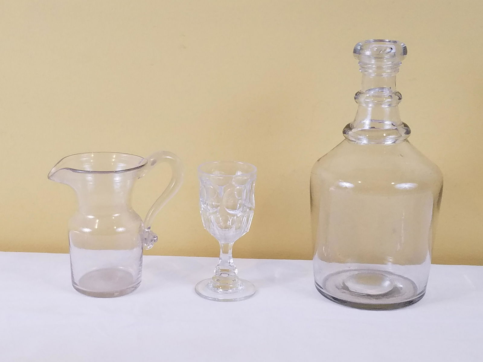 3 Pcs Early American Glass (1 of 6)