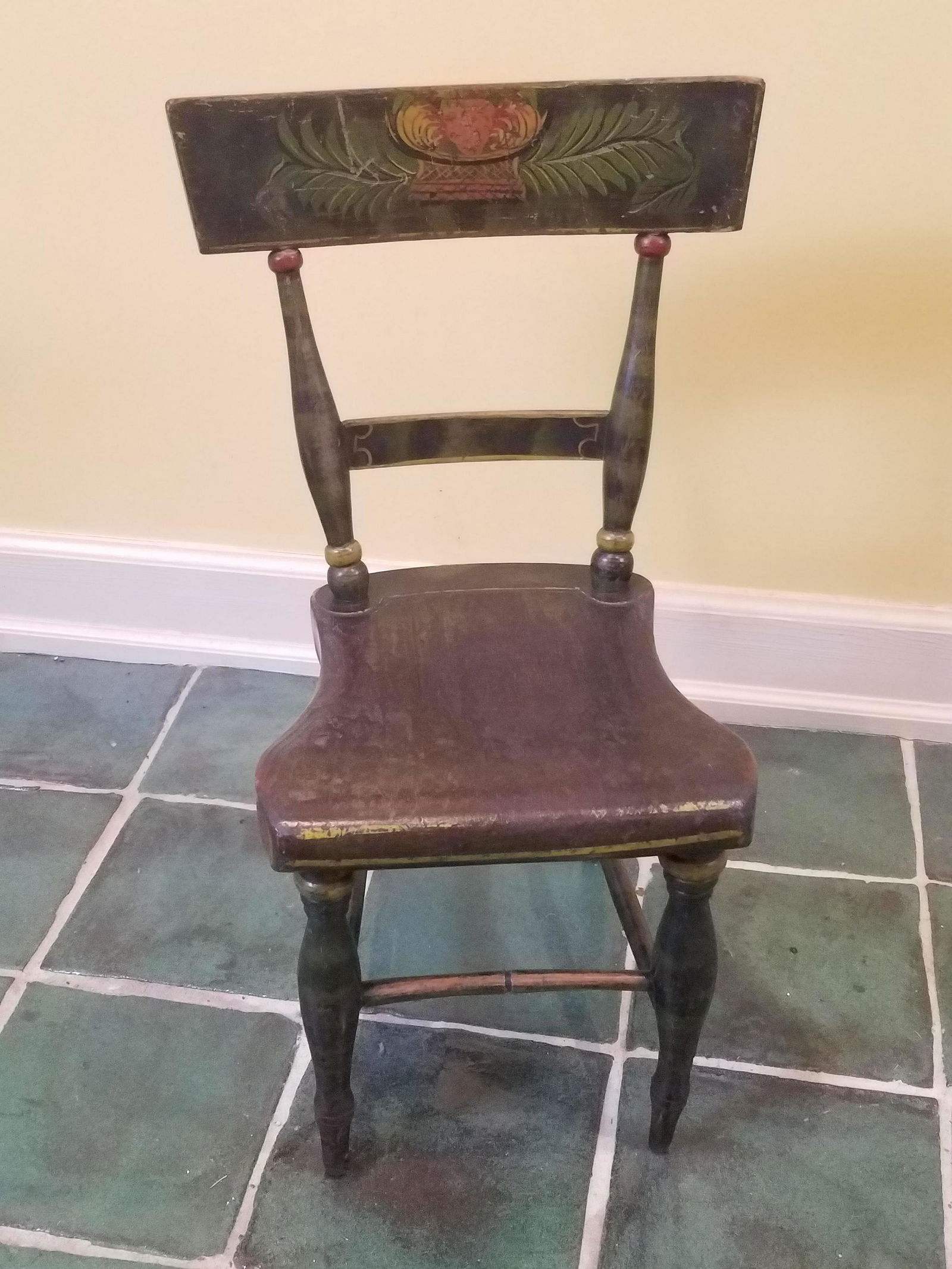 Antique Painted Child's Chair (1 of 4)