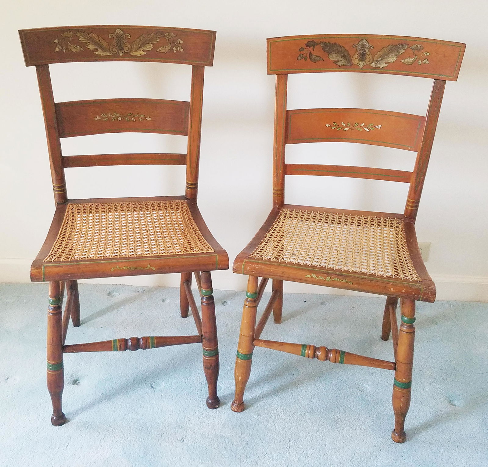 2 Rush Seated Chairs (1 of 1)