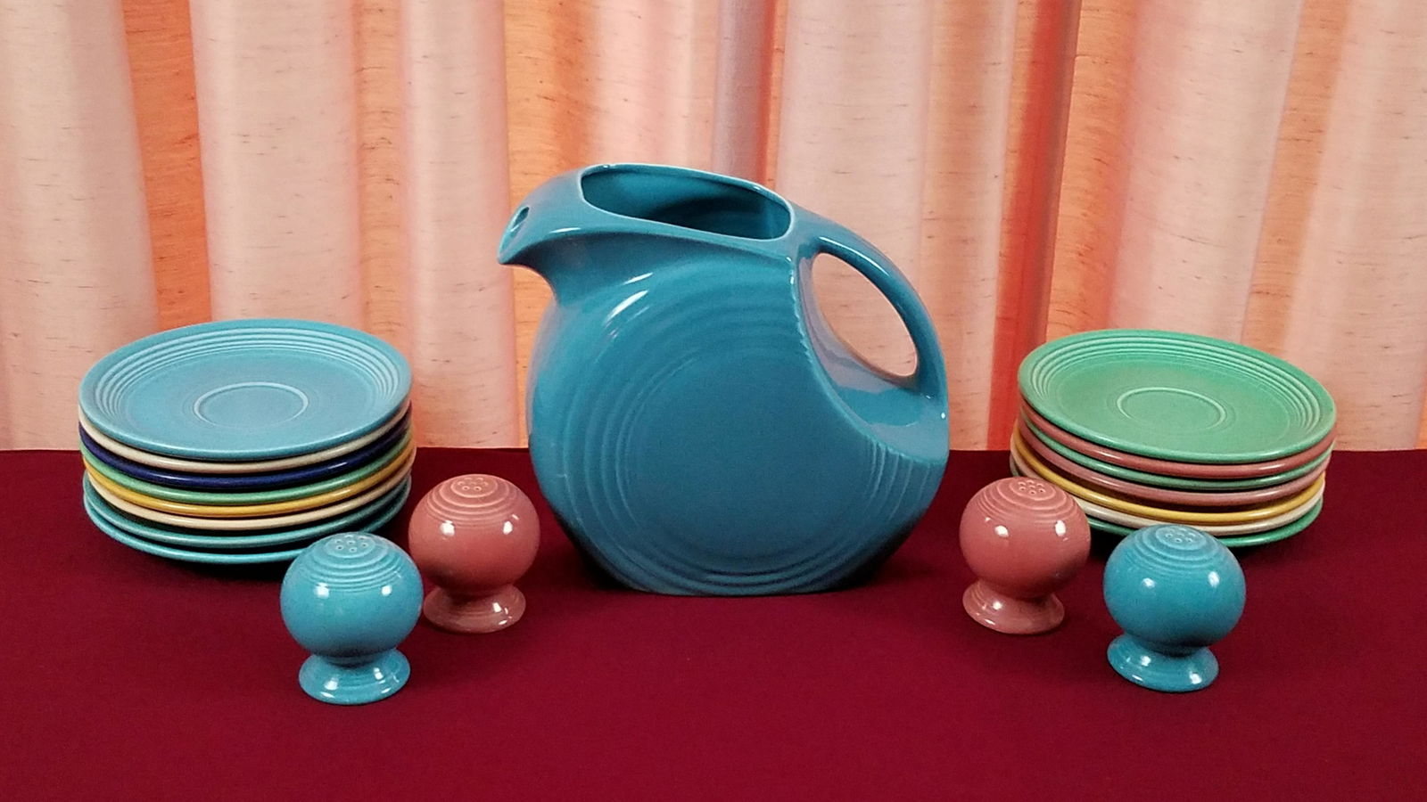 20 Pcs Fiestaware incl Pitcher (1 of 3)