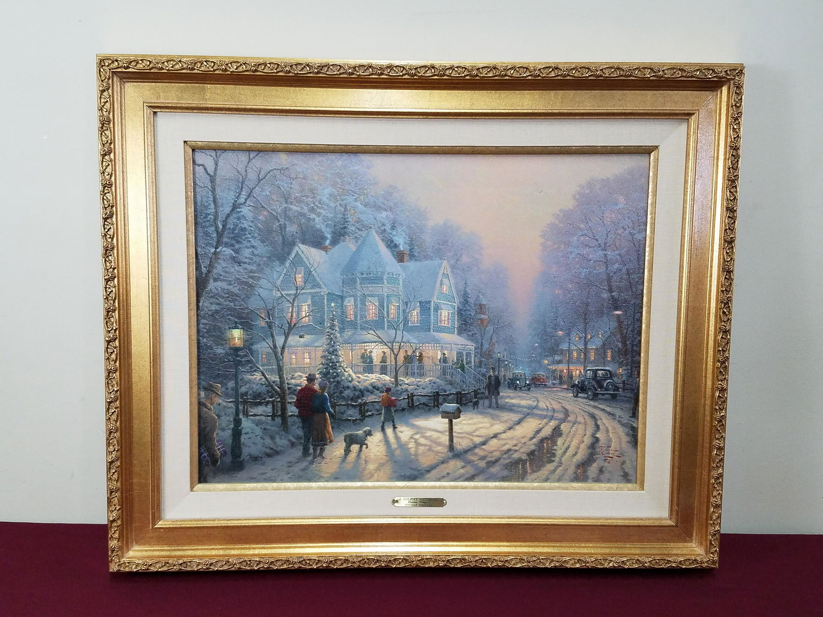 Thomas Kinkade "A Holiday Gathering" Print (1 of 6)