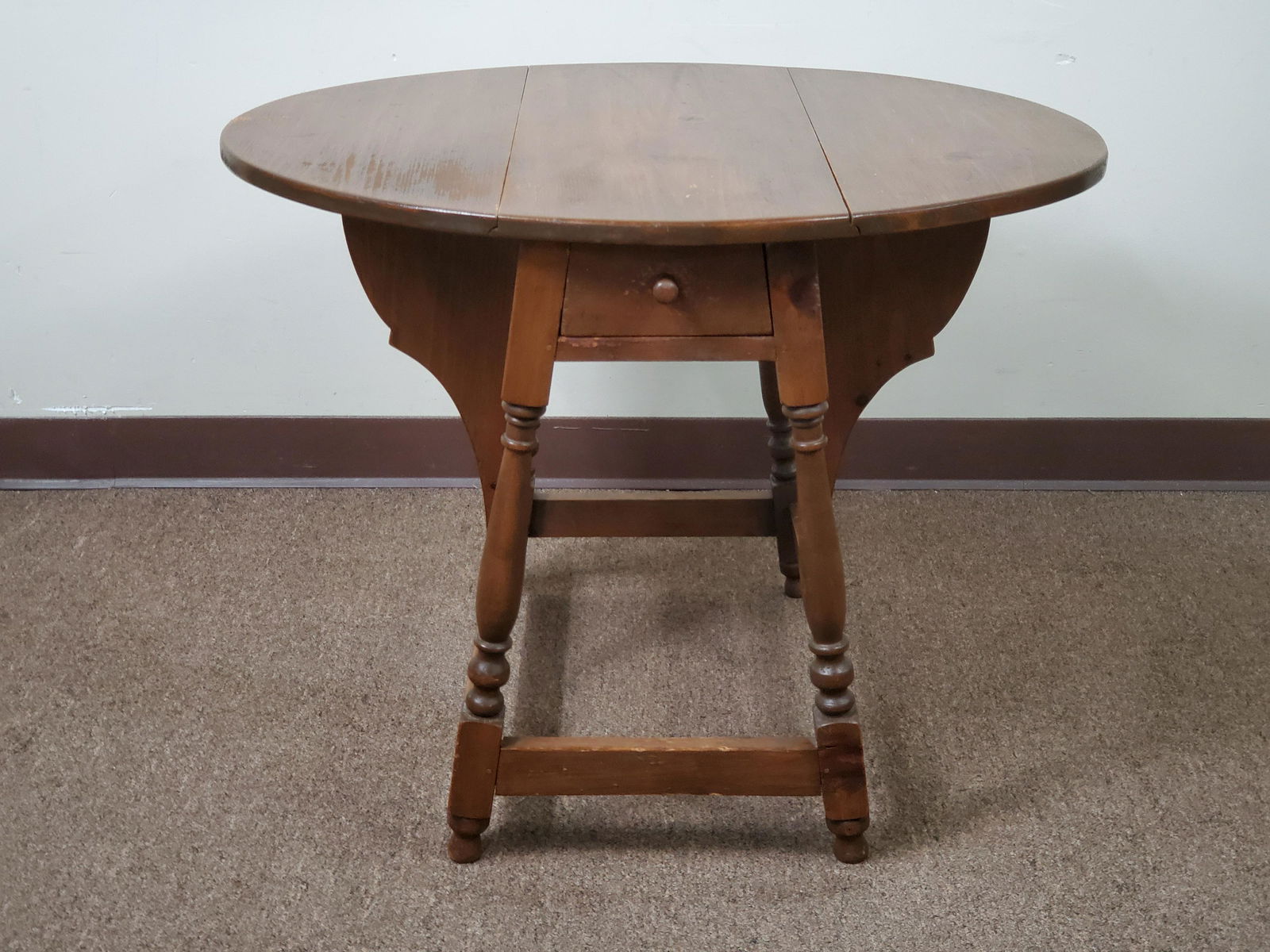 Gerald Headley Drop Side Table with Drawer (1 of 4)