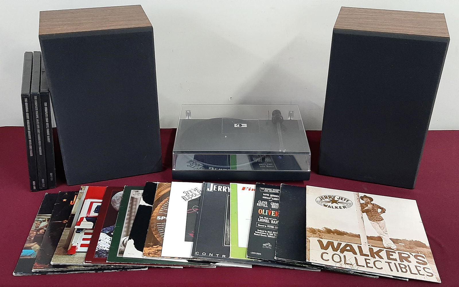 Pro-Ject Turntable, Bose Speakers, and 20 Records (1 of 6)