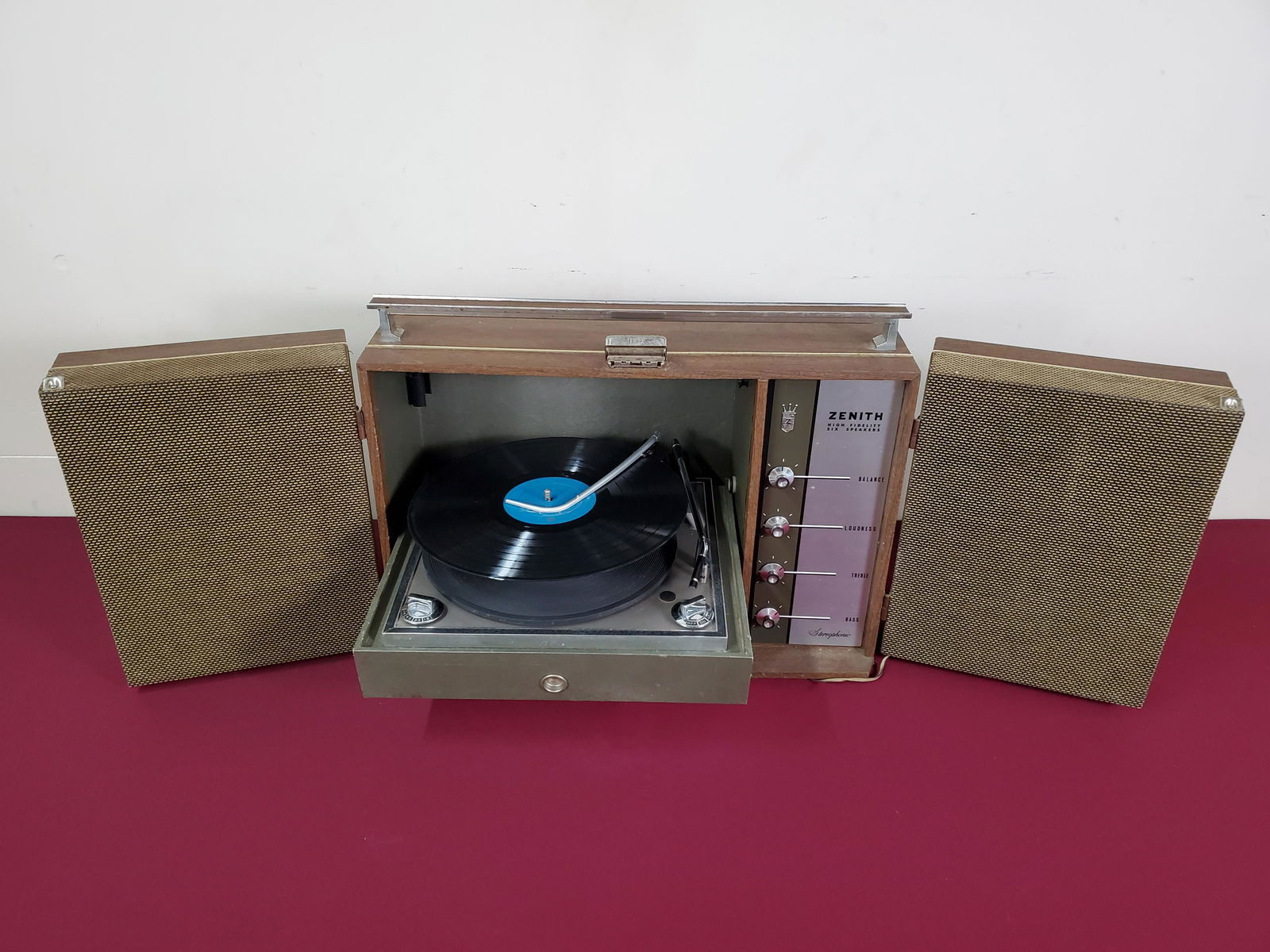 For Auction Zenith Stereophonic Solid State Record Player (0183) on