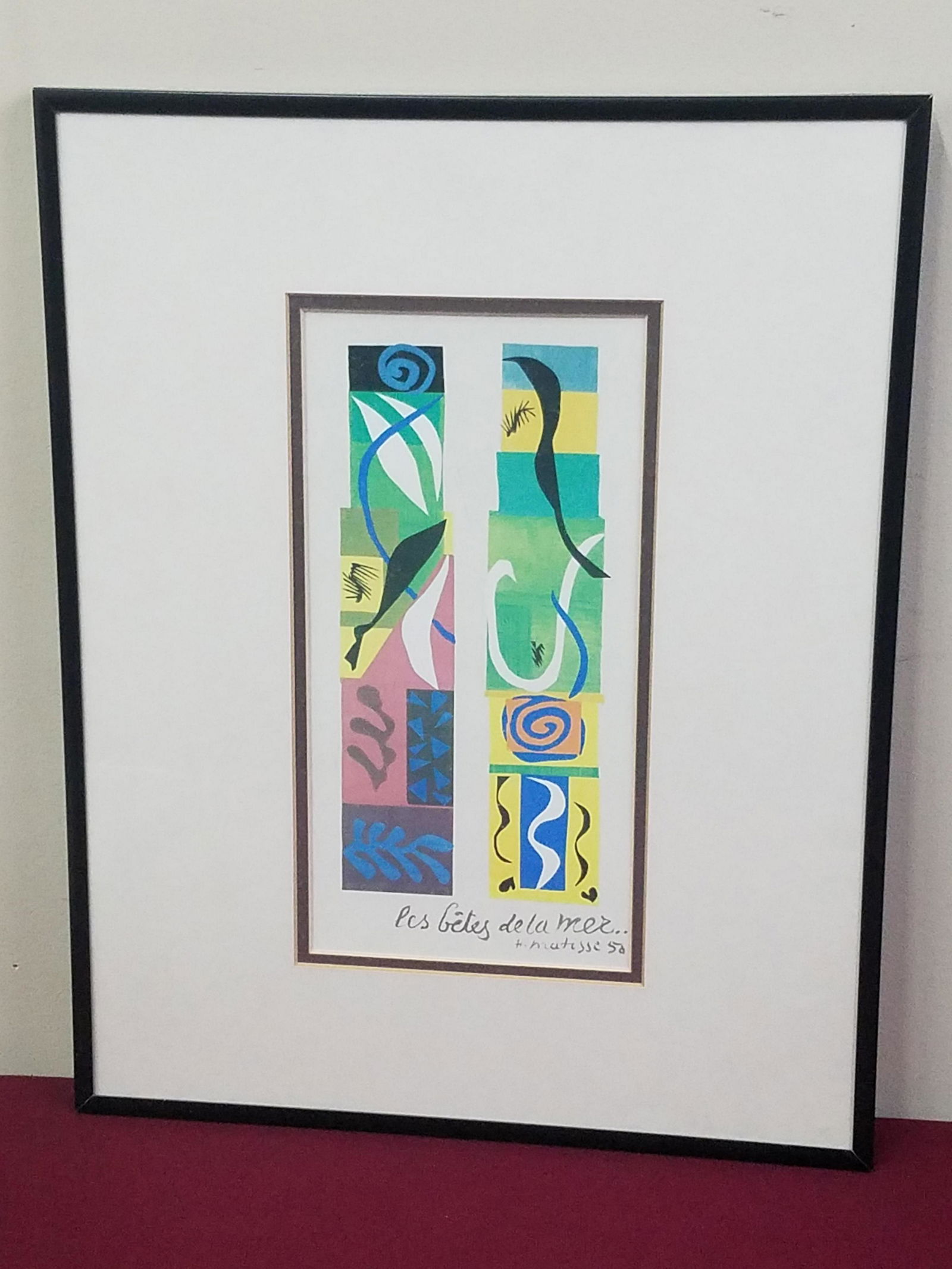 H. Matisse Les Getes De La Mer Print (1 of 2)