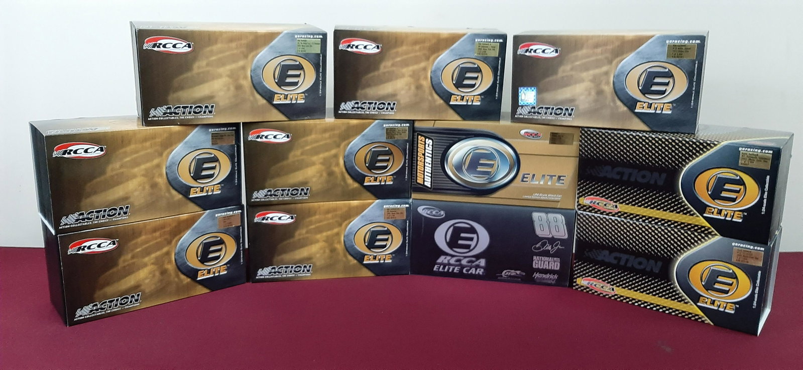 11 RCCA Elite Earnhardt Family Die Cast Cars: Includes Kerry Earnhardt, Dale Earnhardt, and Dale Earnhardt. All 1:24 Scale.