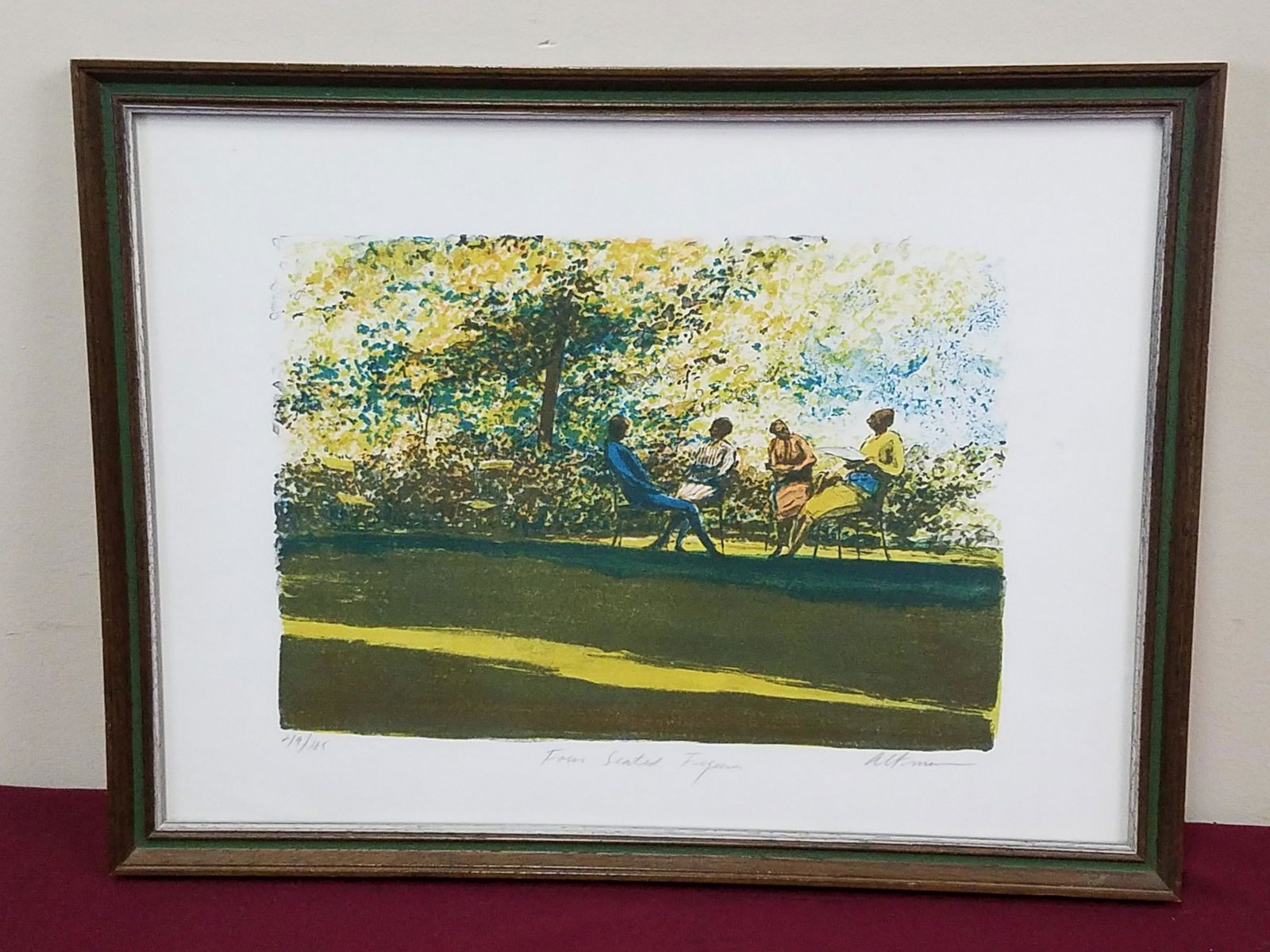 Altmann "Four Seated Figures" Print (1 of 5)
