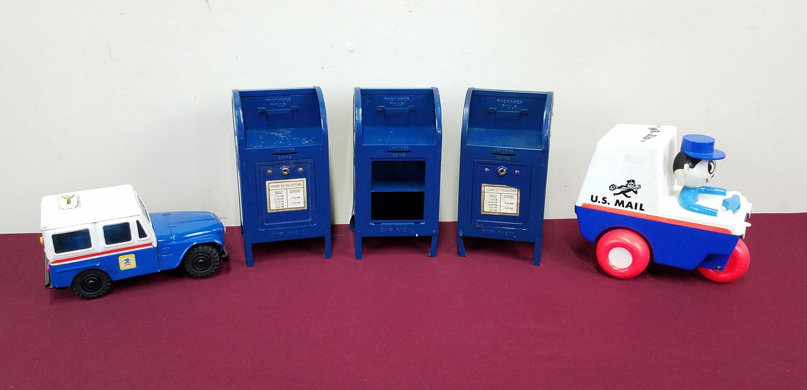 3 Brumberger Mail Boxes and 2 Mail Cars (1 of 5)