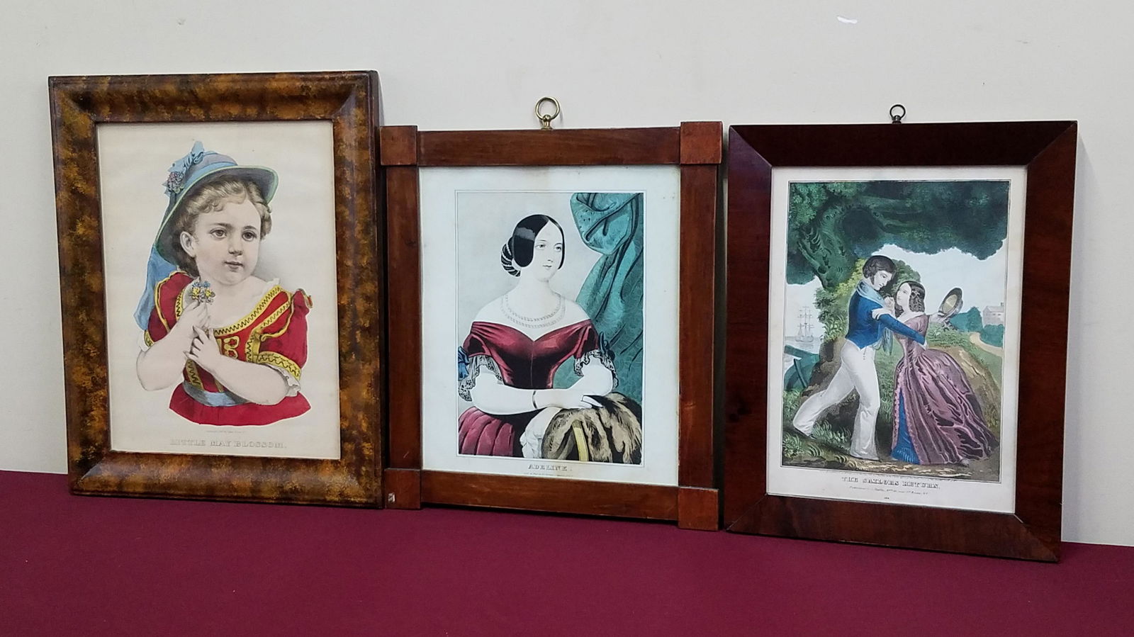 3 Prints incl N Currier,Baillie and Currier & Ives (1 of 7)