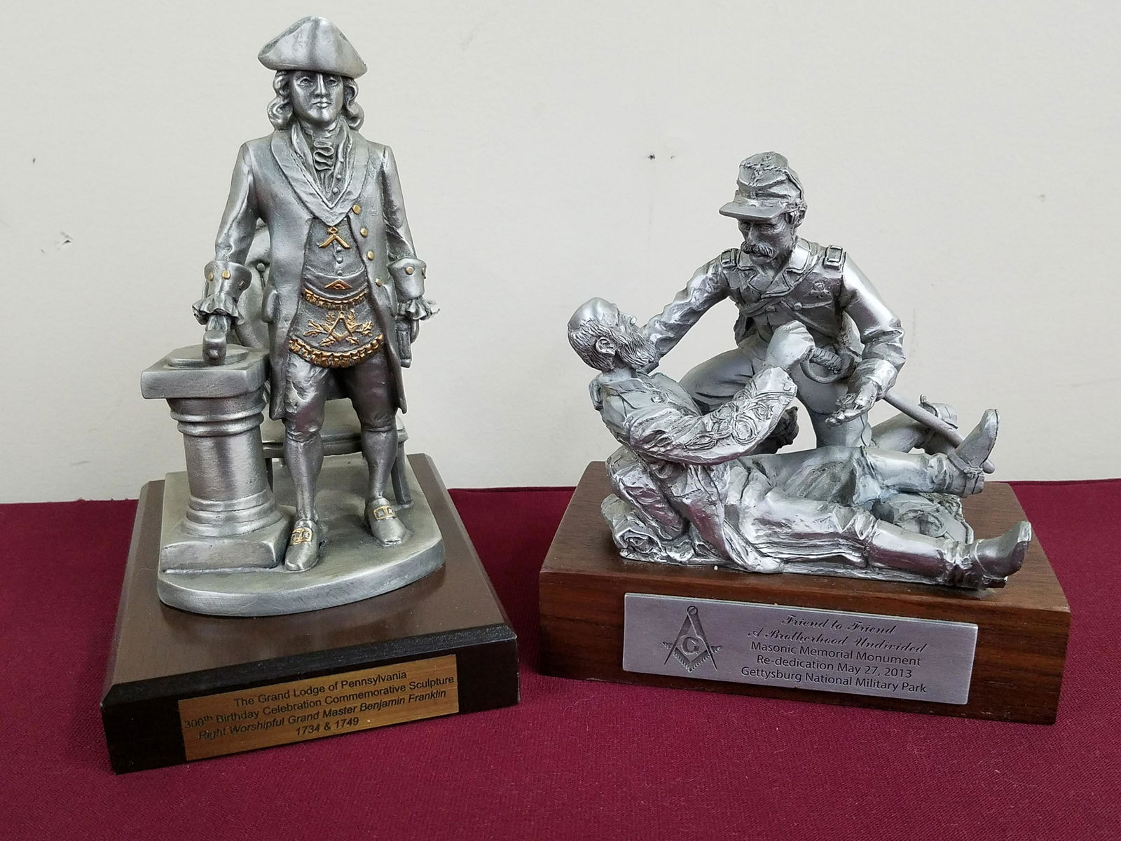 2 Masonic Monument Sculptures (1 of 7)