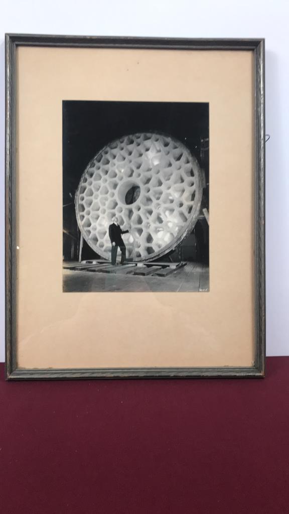 Photograph of Disc for Hale Reflecting Telescope (1 of 3)