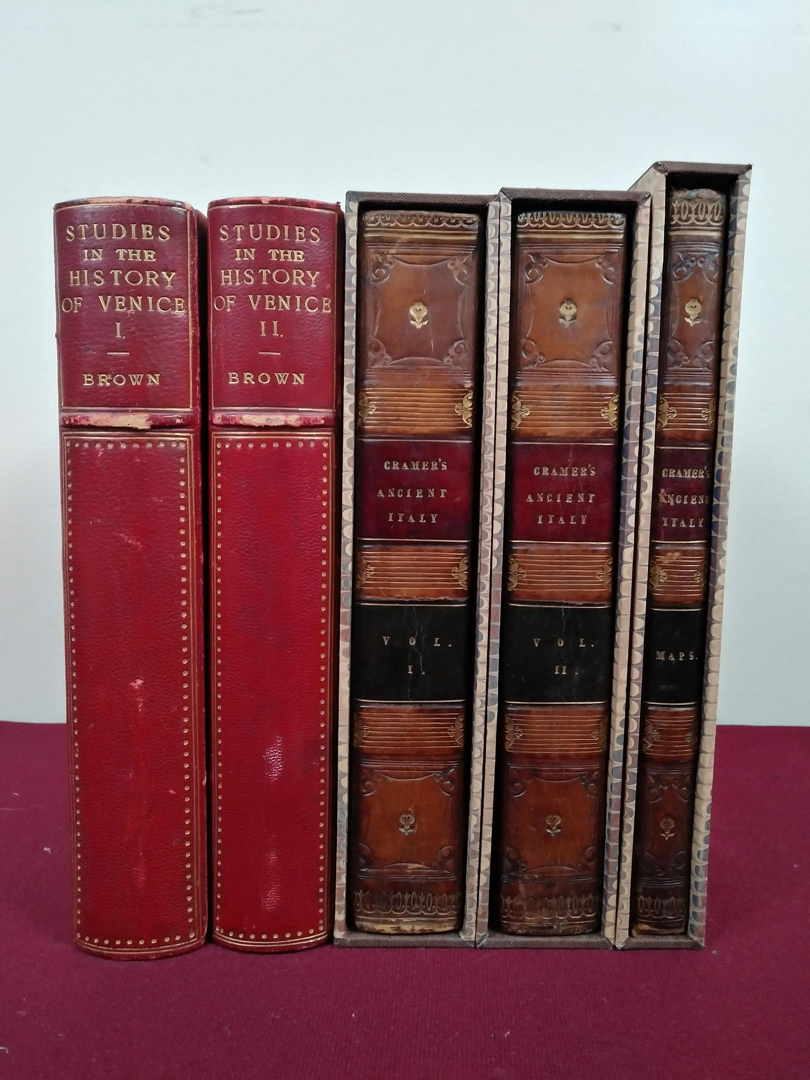 5 History of Italy Books w/ Maps (1 of 11)