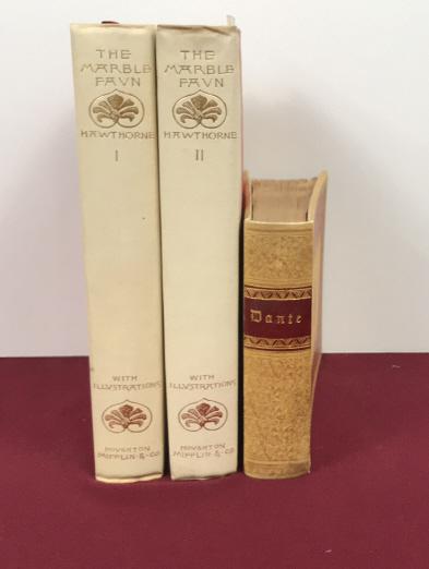 3 books incl Dante & Hawthorne (1 of 6)