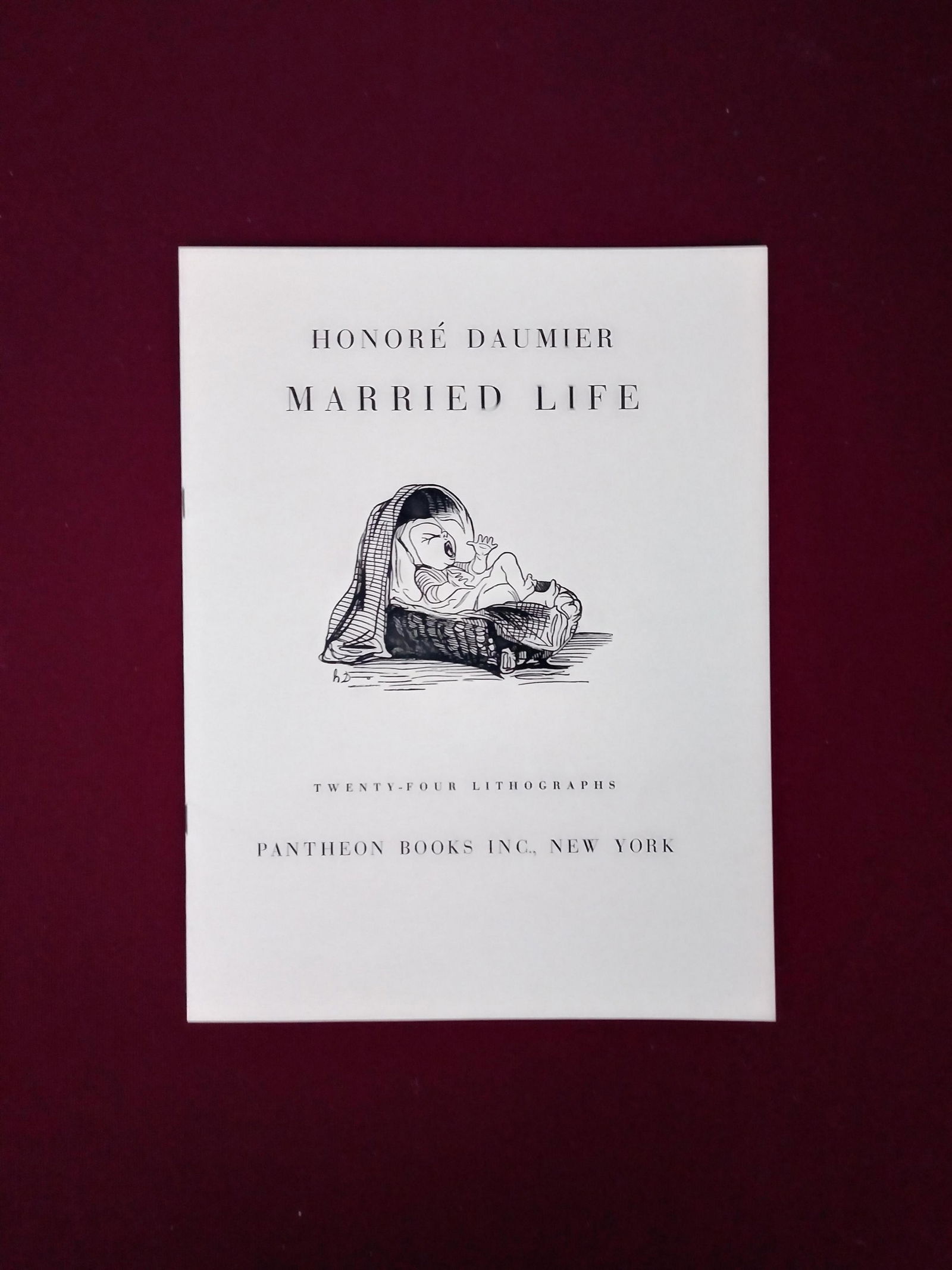 24 Married Life Honore Daumier Lithographs (1 of 9)