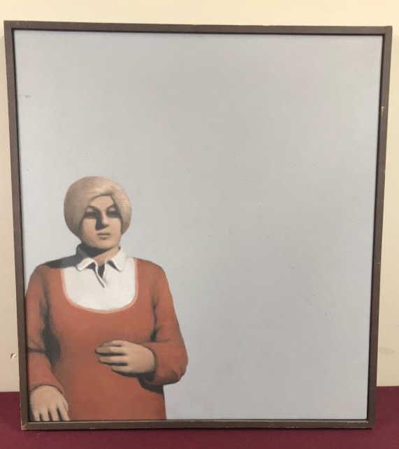 Acrylic on Canvas Painting of Woman (1 of 1)