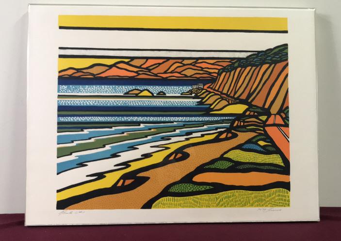 Richard Fiscus Litho of Route 1 (1 of 3)