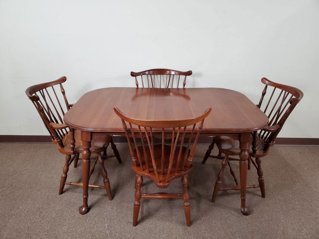 Antique Table and 4 PA House Chairs (1 of 3)