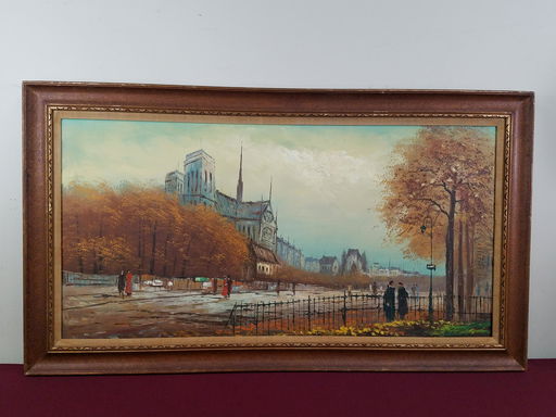 Paris Notre Dame Painting May 02 2020 Cordier Auctions