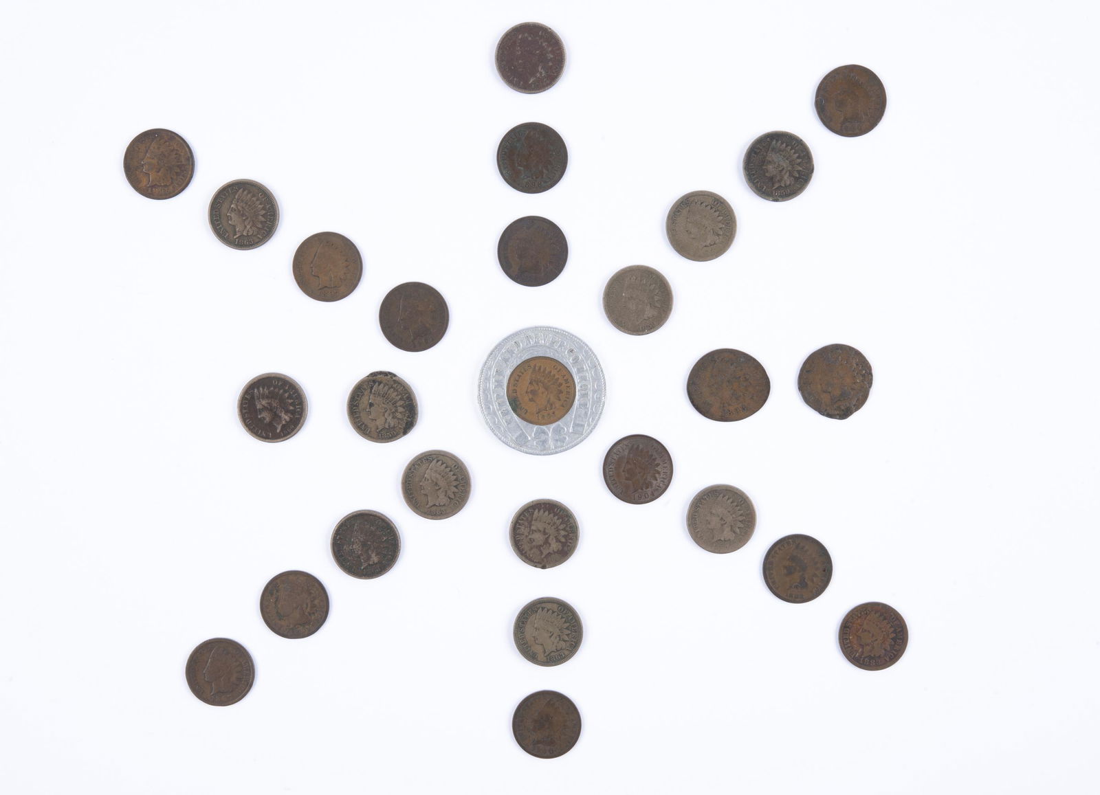 27 Indian Cents (1 of 5)