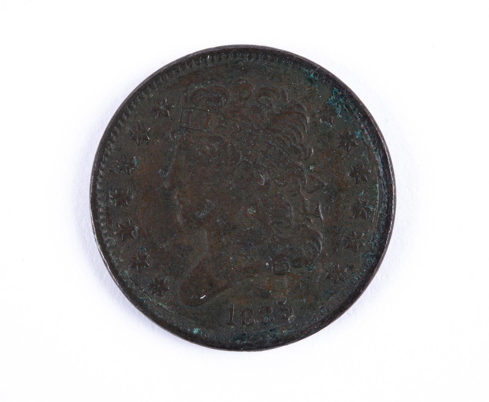1835 Half Cent (1 of 2)