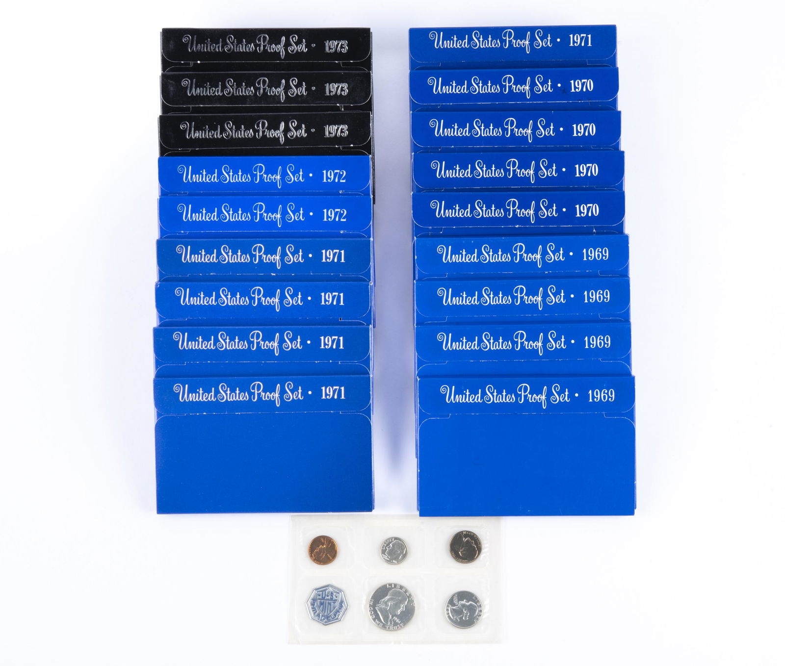 19 U.S. Proof Sets (1 of 2)