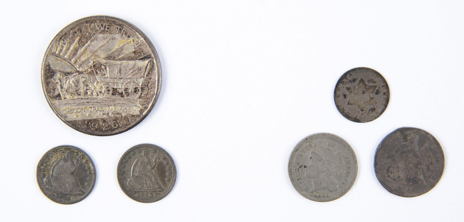 6 U.S. Type Coins (1 of 2)