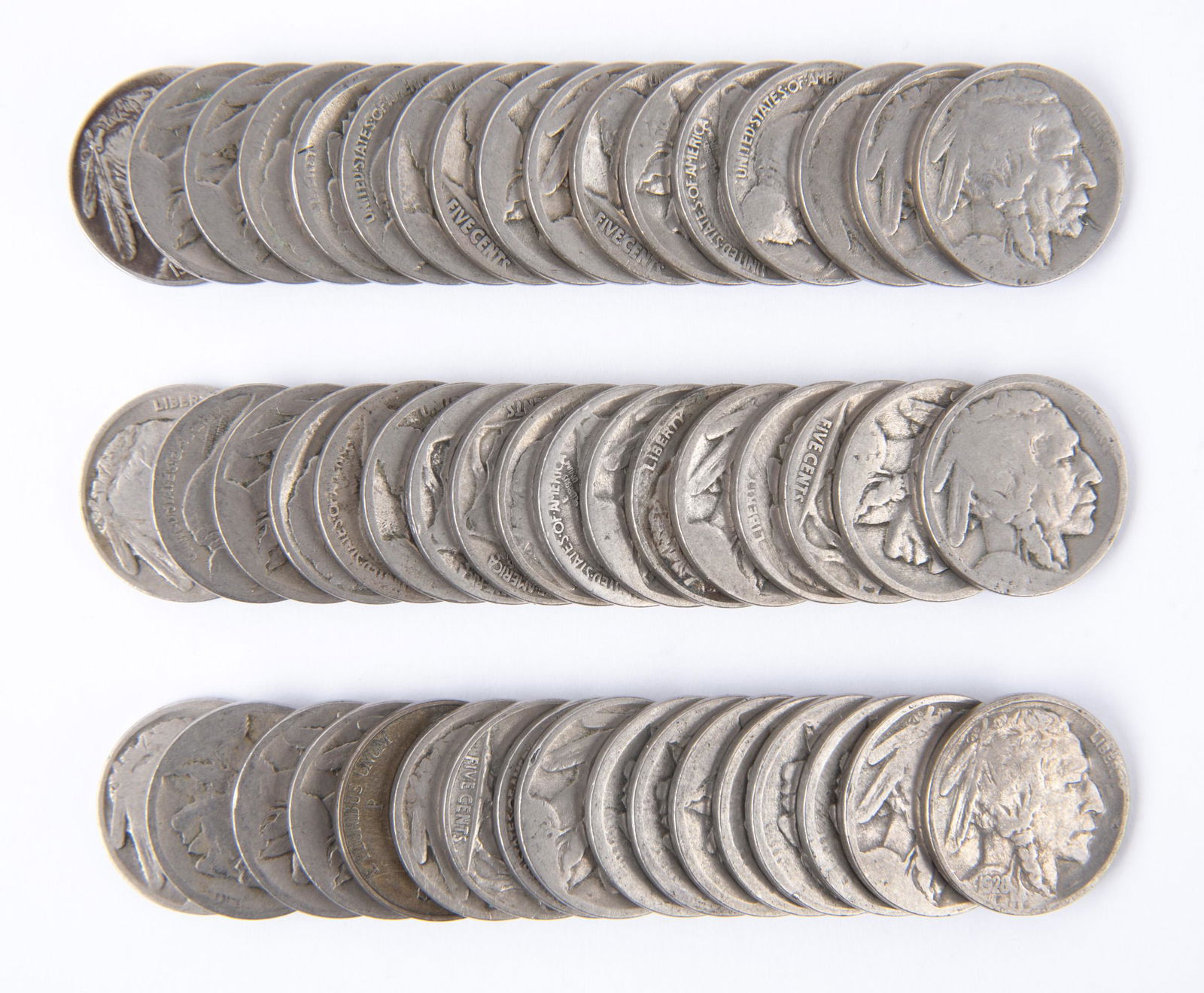 50 Buffalo Nickels (1 of 2)