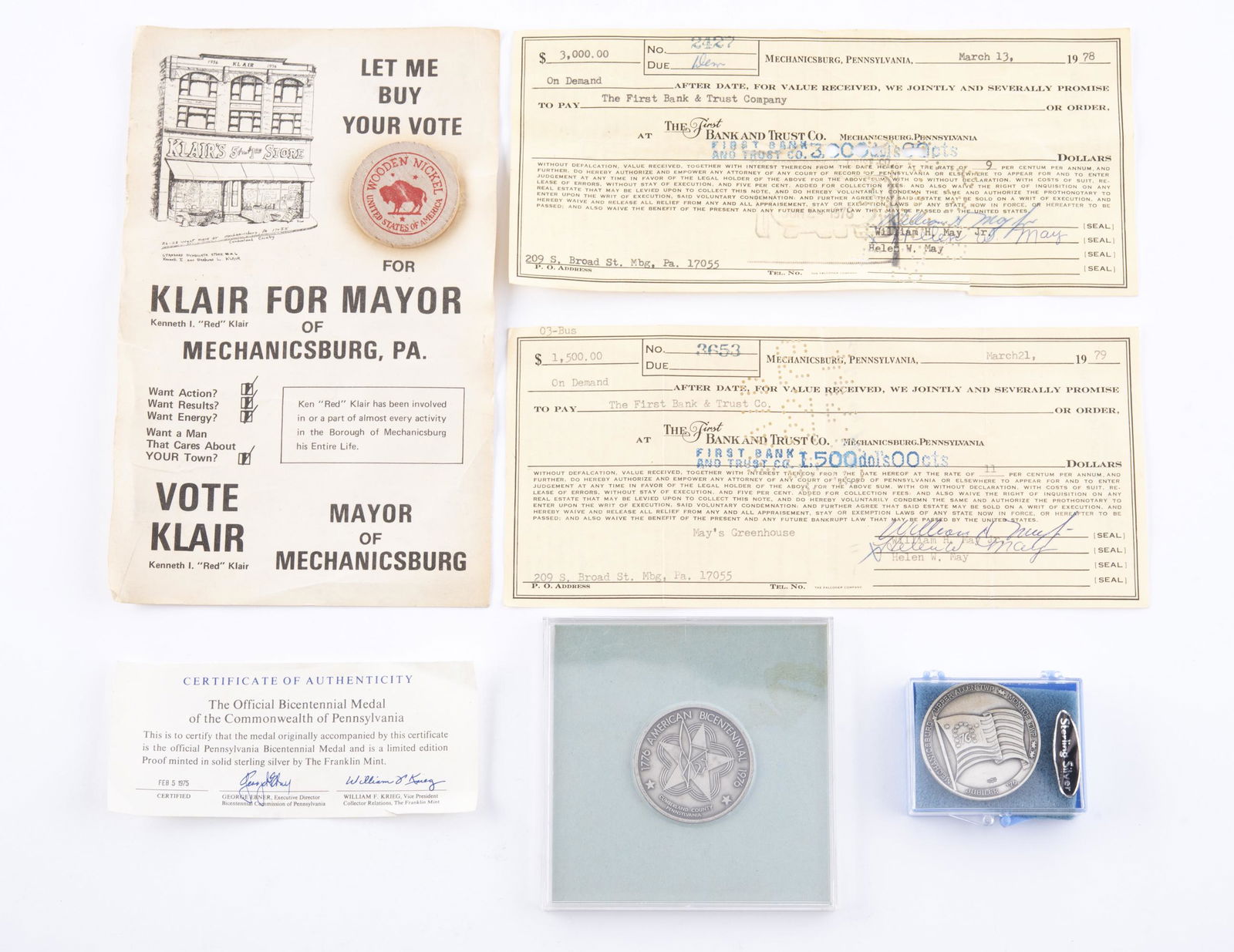 2 Bicentennial Sterling Medallions (1 of 3)