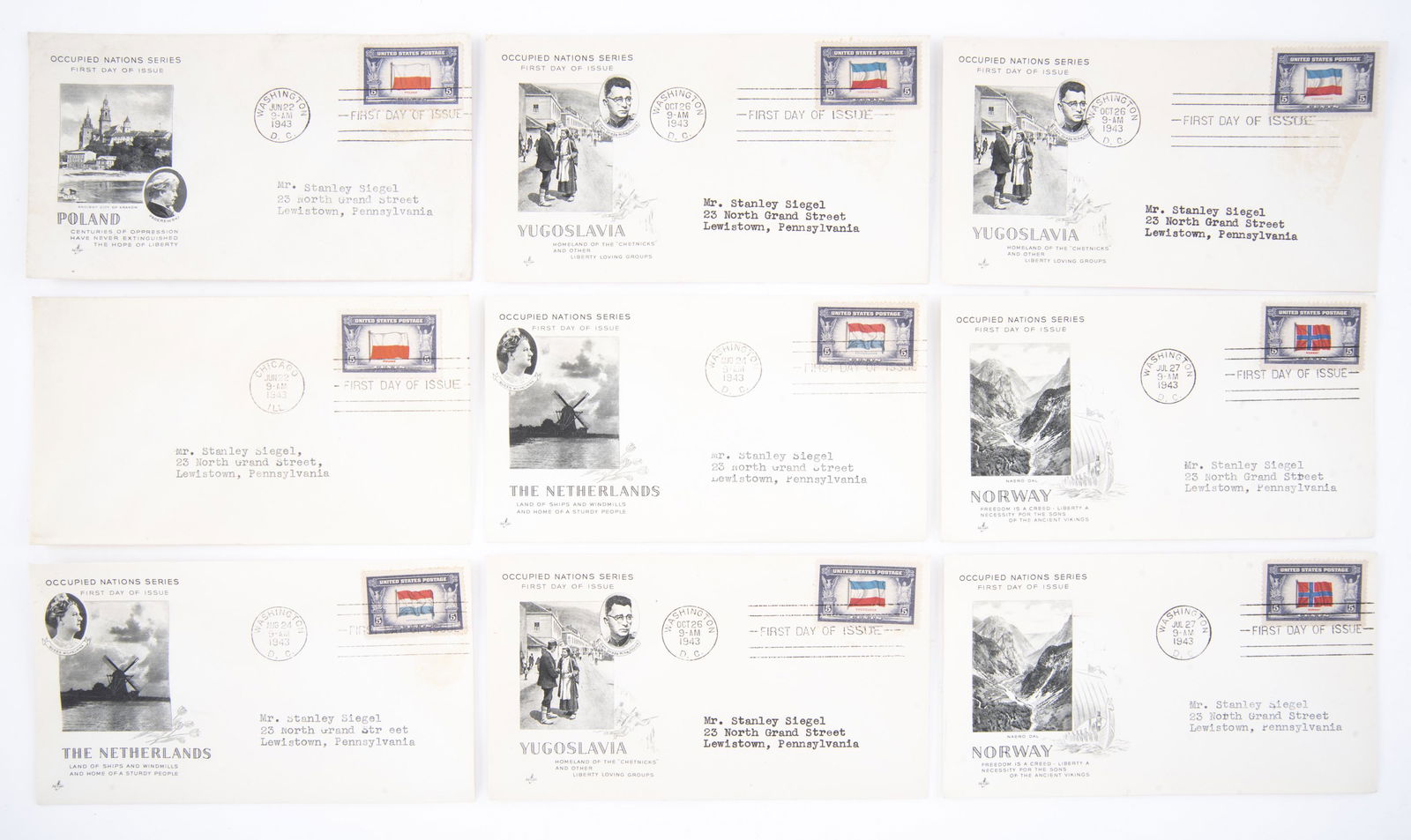 89 U.S. First Day Covers (1 of 11)