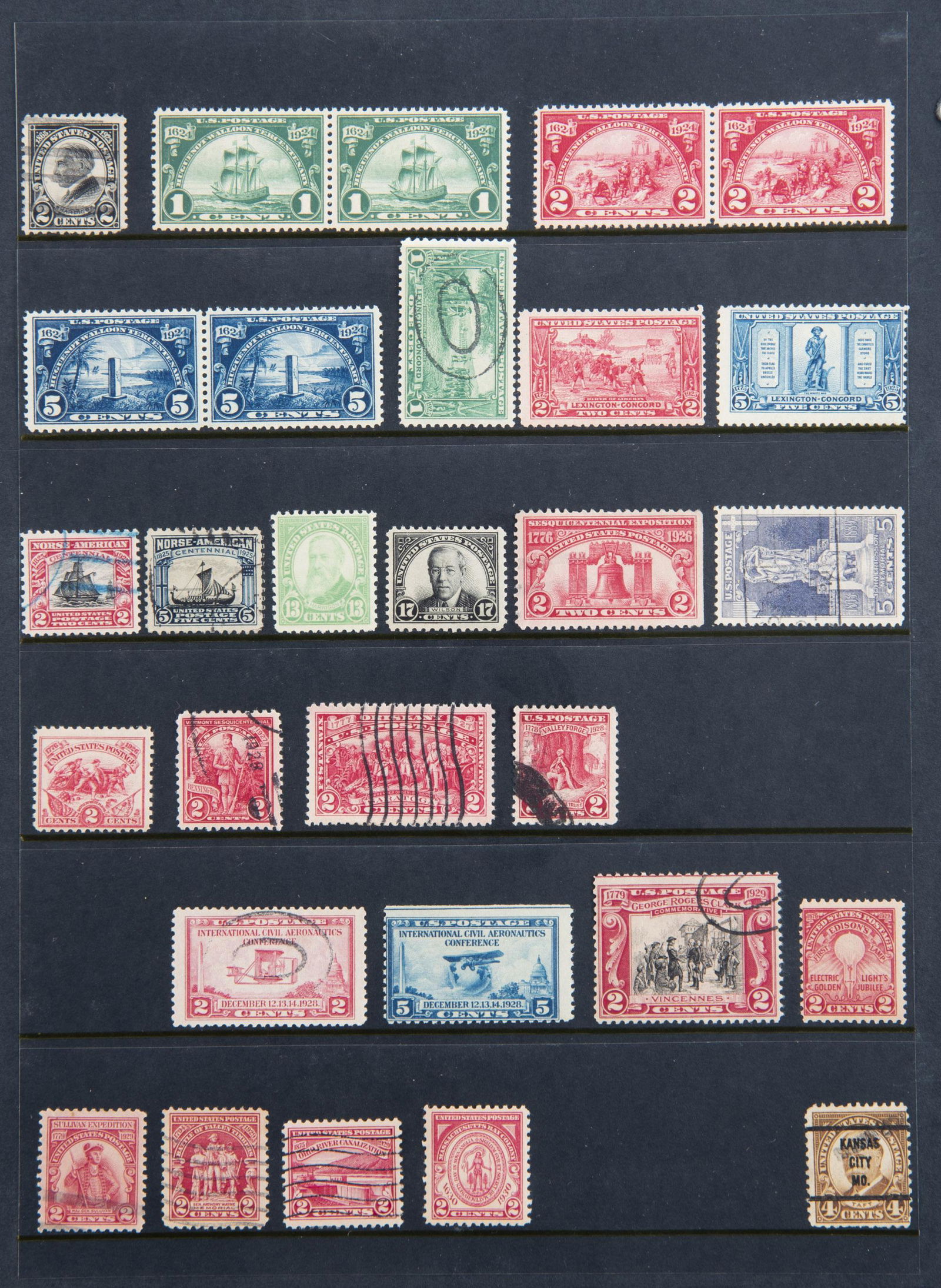 Two Binders Mint and Used U.S. Stamps (1 of 20)