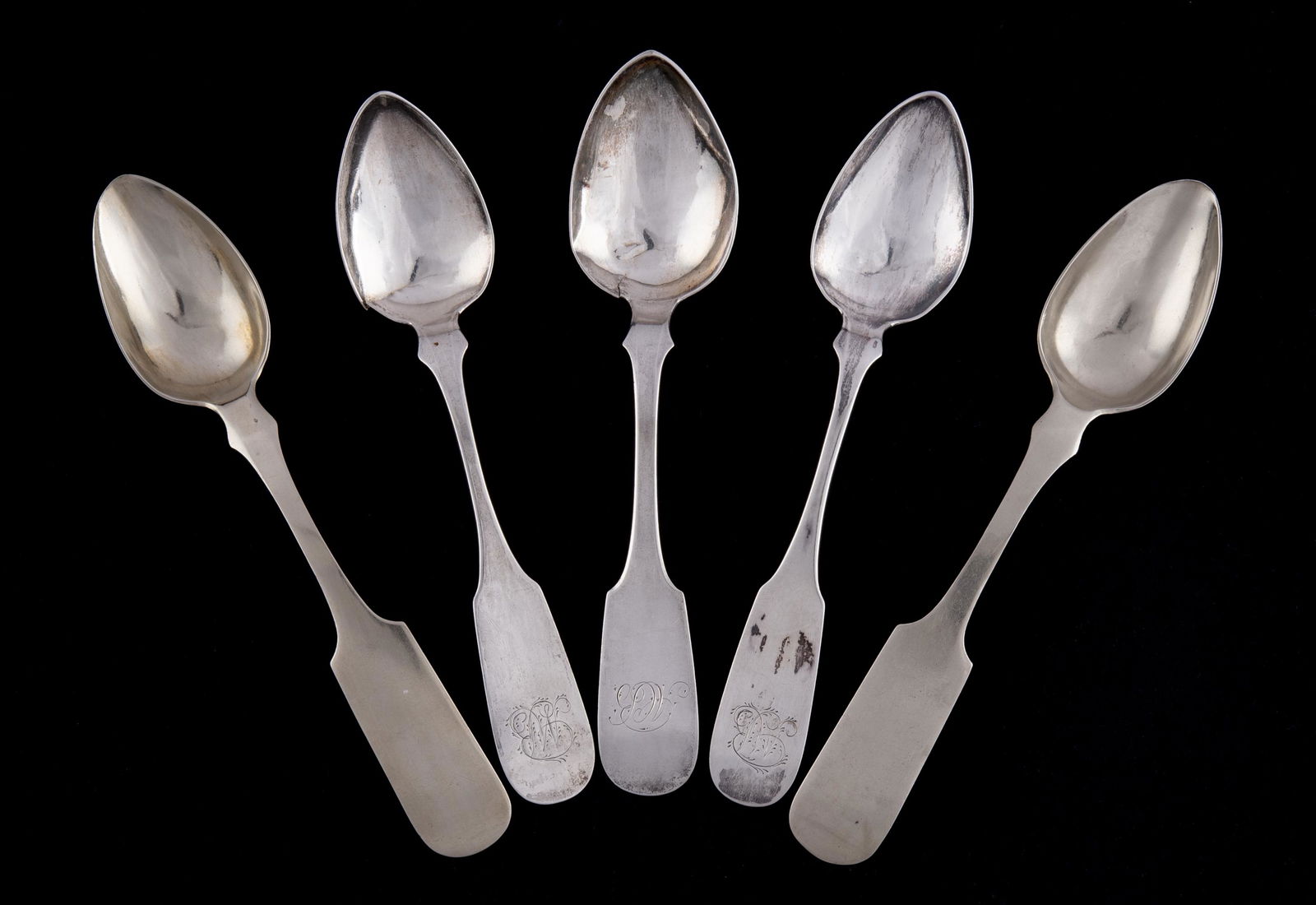 5 Coin Silver Teaspoons (1 of 5)