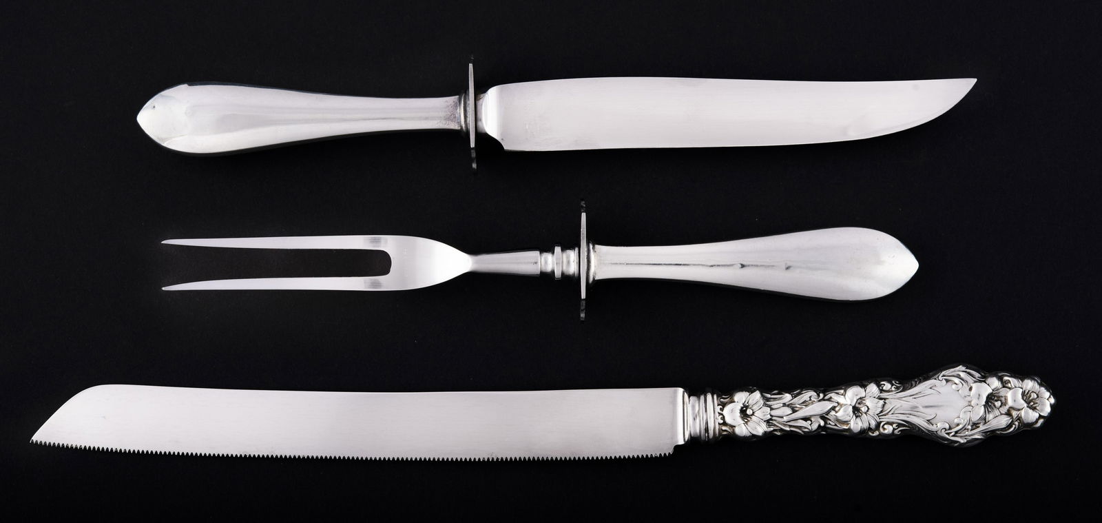 3 Pcs Sterling Handled Serving Utensils (1 of 4)