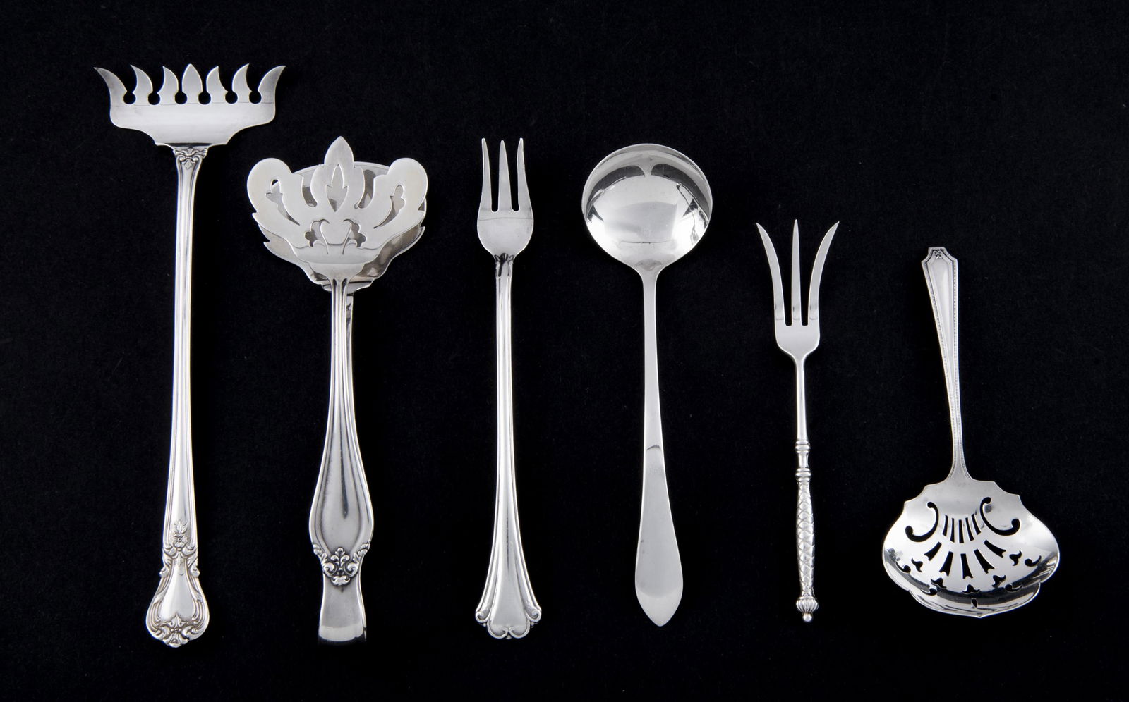 6 Pcs Sterling Utensils (1 of 4)
