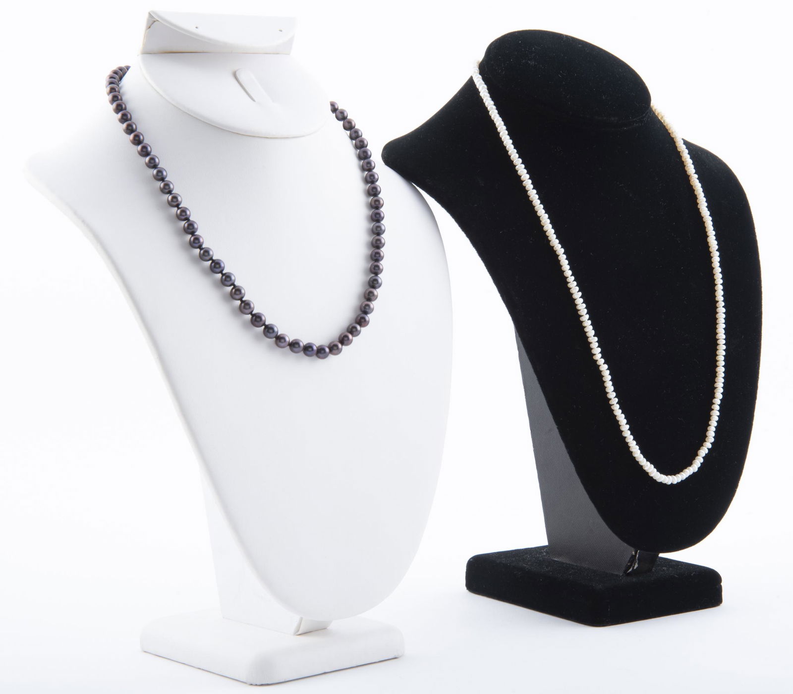 2 Pearl Necklaces w/ 14K Clasps (1 of 3)