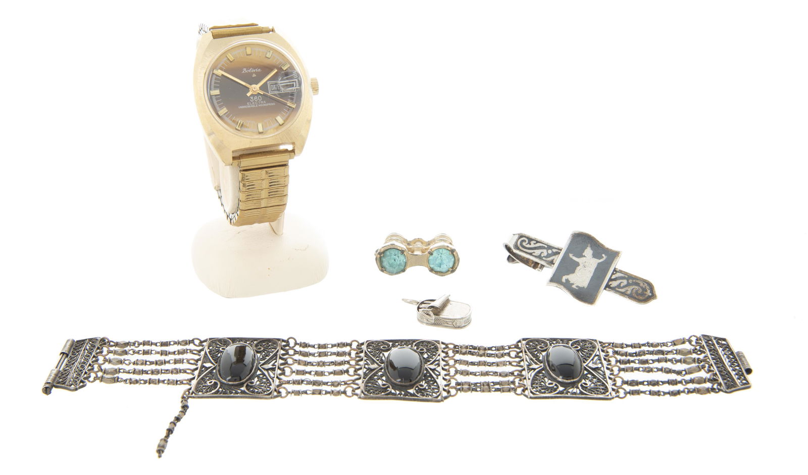 5 Pcs Misc incl Sterling & Watch (1 of 3)