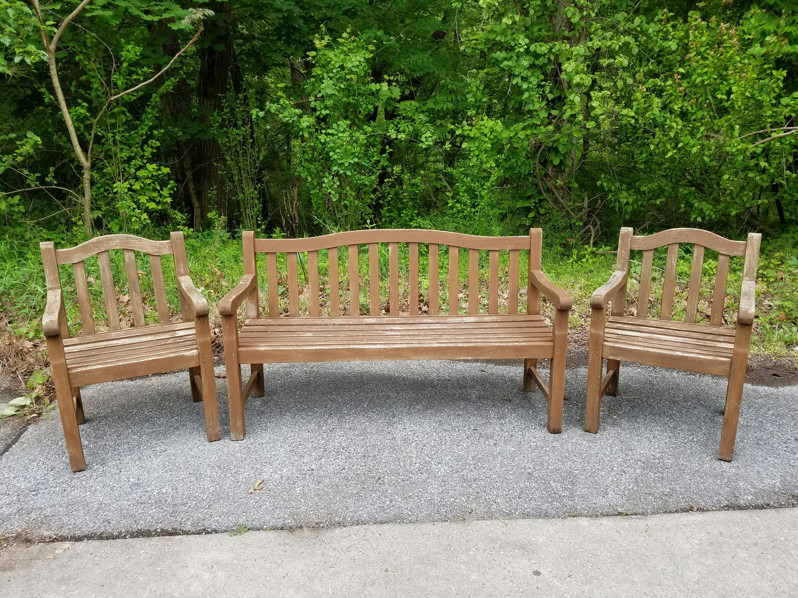 3pc Teak Outdoor Set by Windsor Designs (1 of 2)