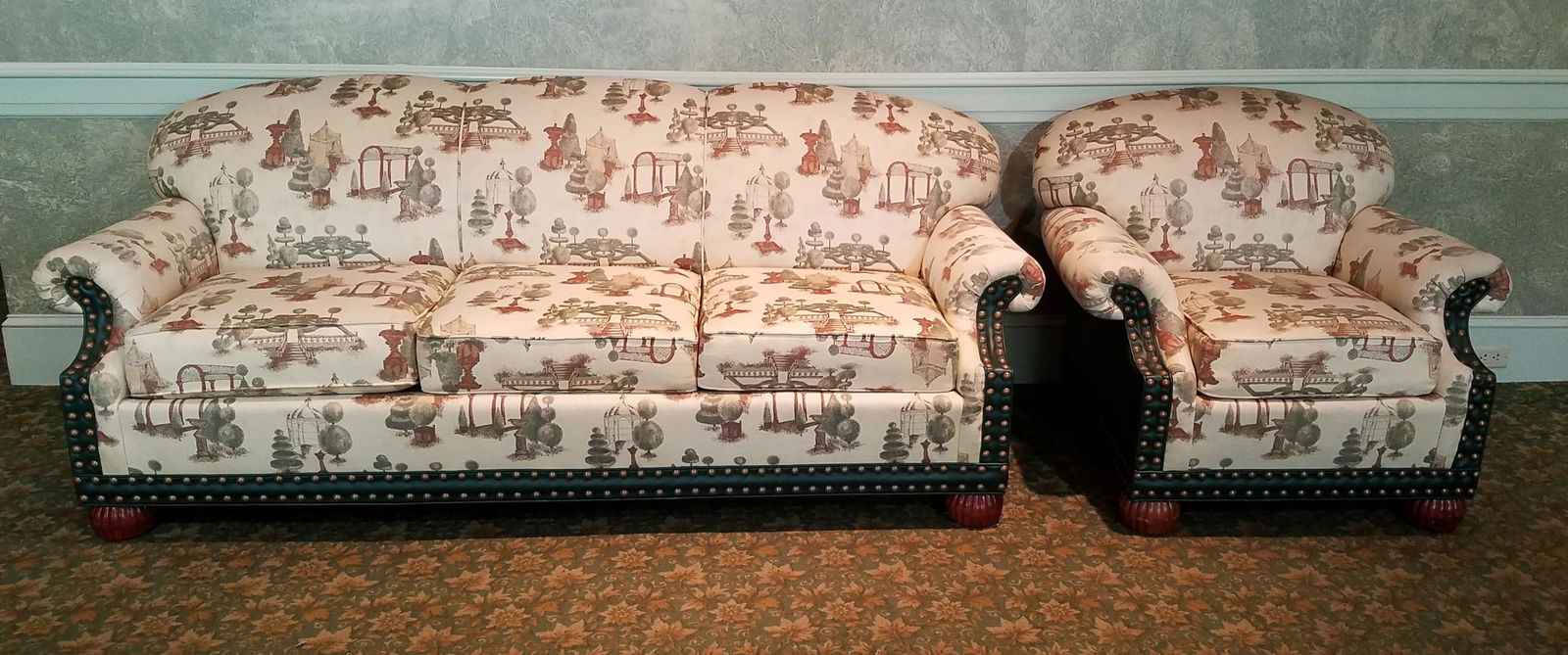 Sofa and Arm Chair by Beachley of Maryland (1 of 7)