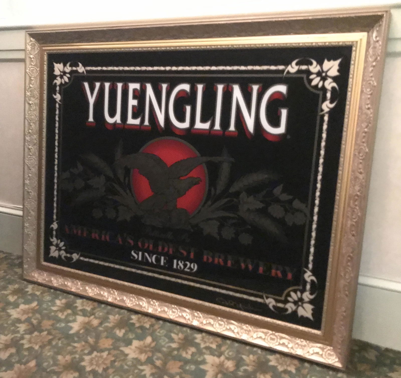 Large Yuengling Mirrored Sign. (1 of 1)