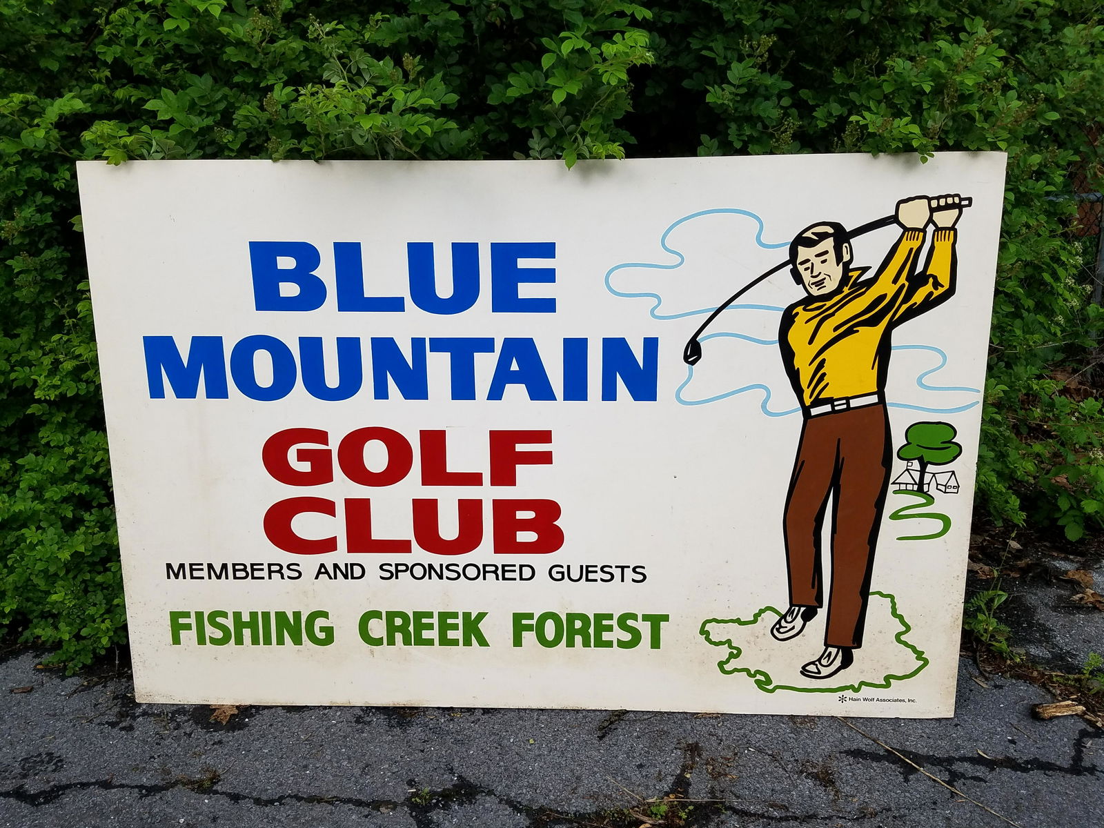 Blue Mountain Golf Club Sign (1 of 1)