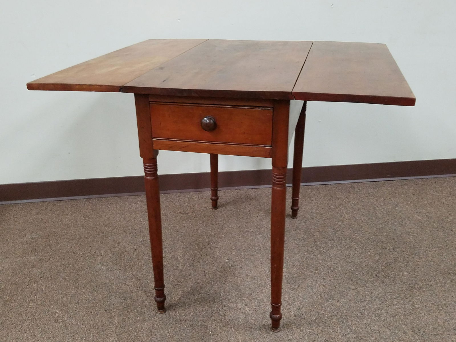 Drop Side Table with Single Drawer (1 of 3)