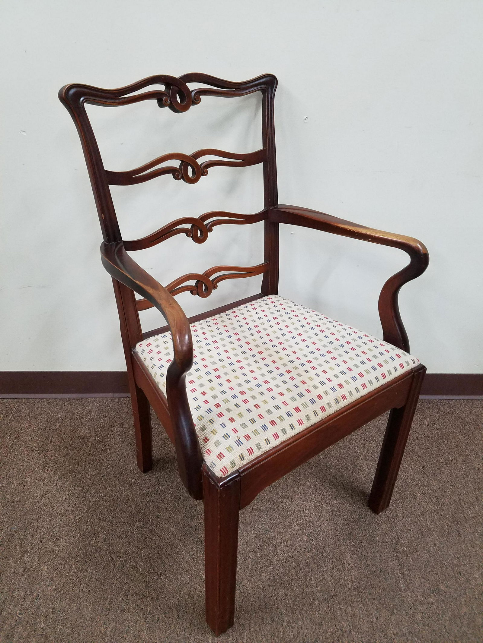 Ladder Back Arm Chair (1 of 1)