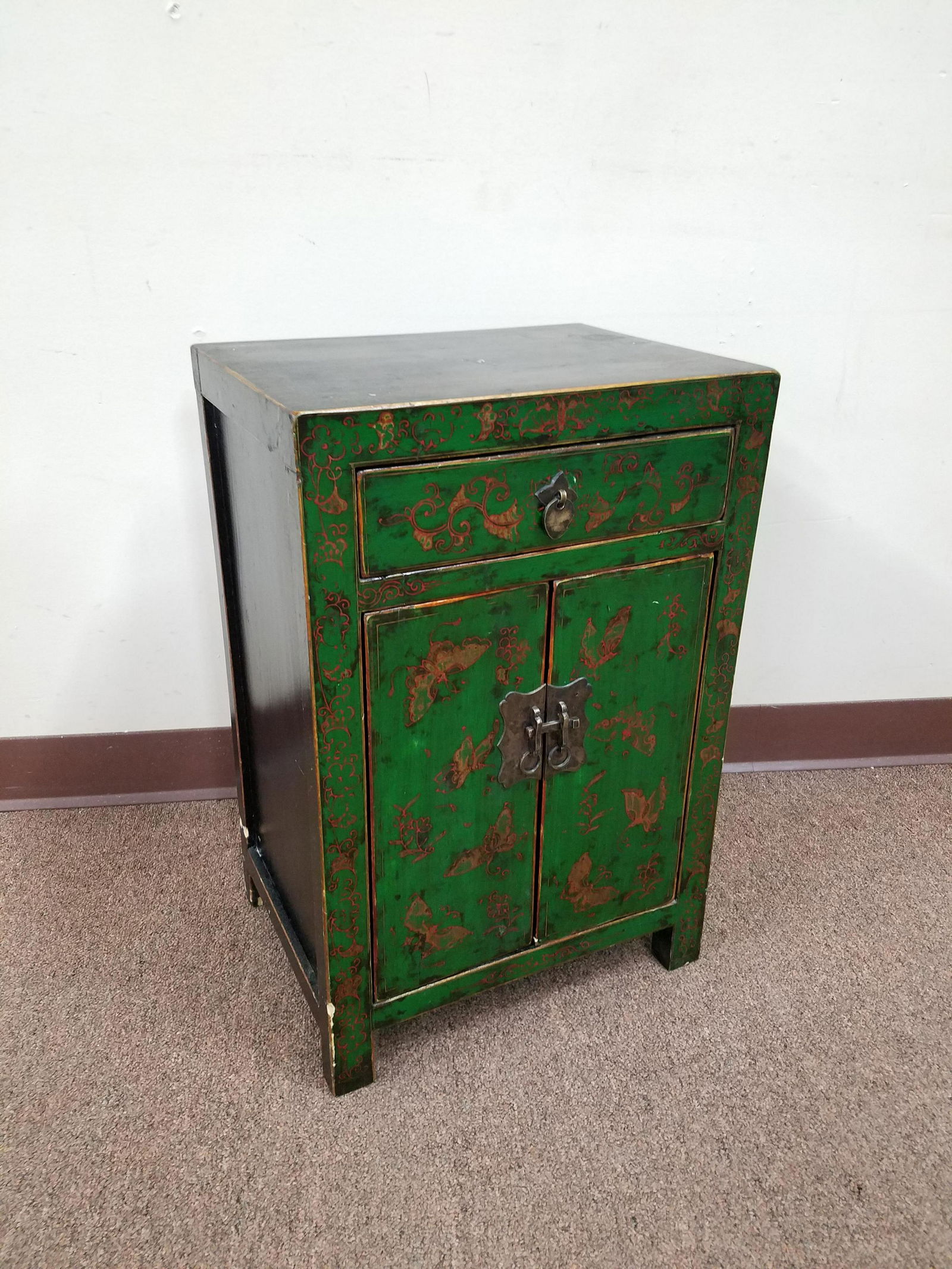 Green Asian Small Cabinet (1 of 2)