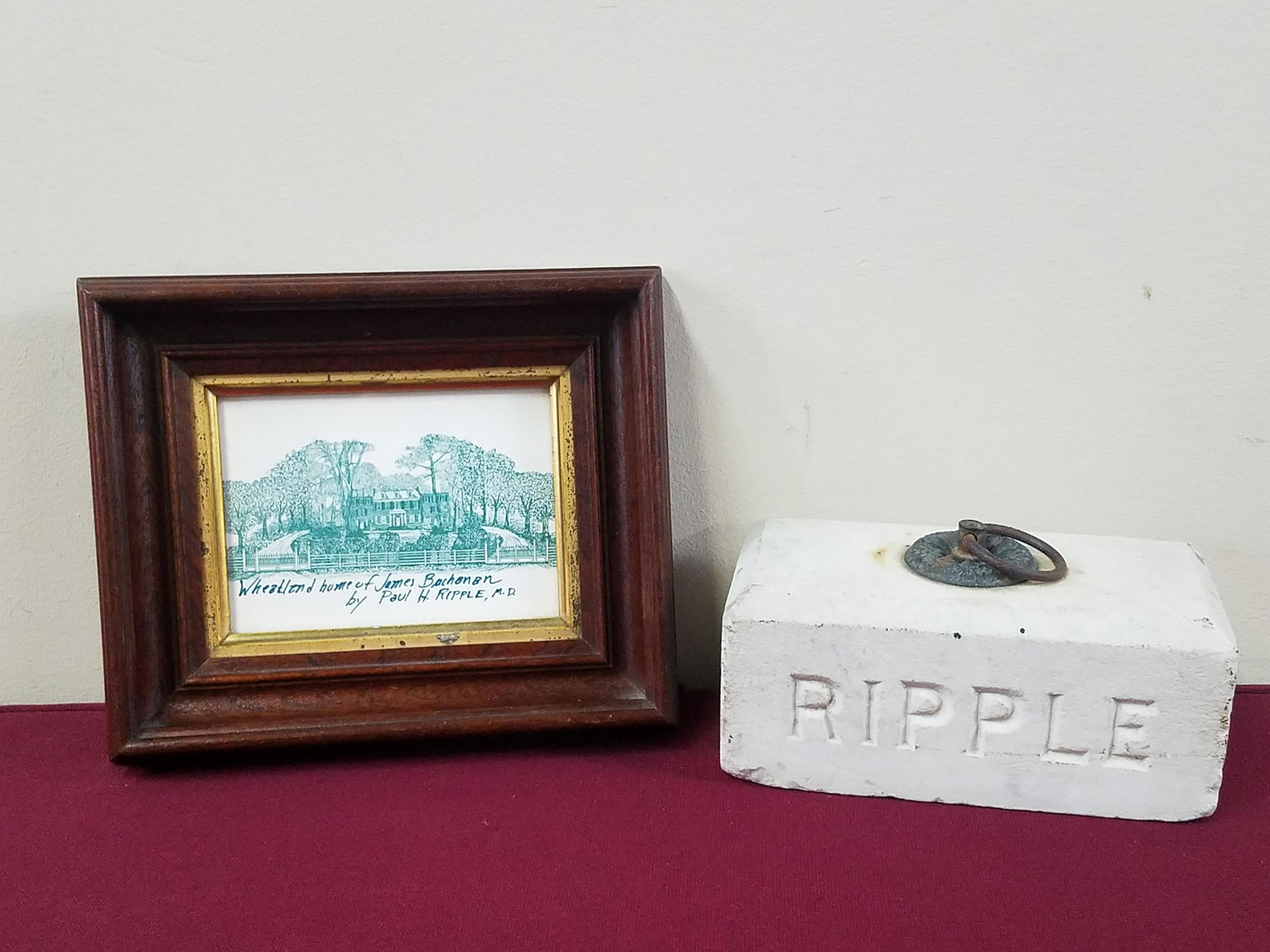 Ripple Door Stop and James Buchanan Home Print (1 of 3)