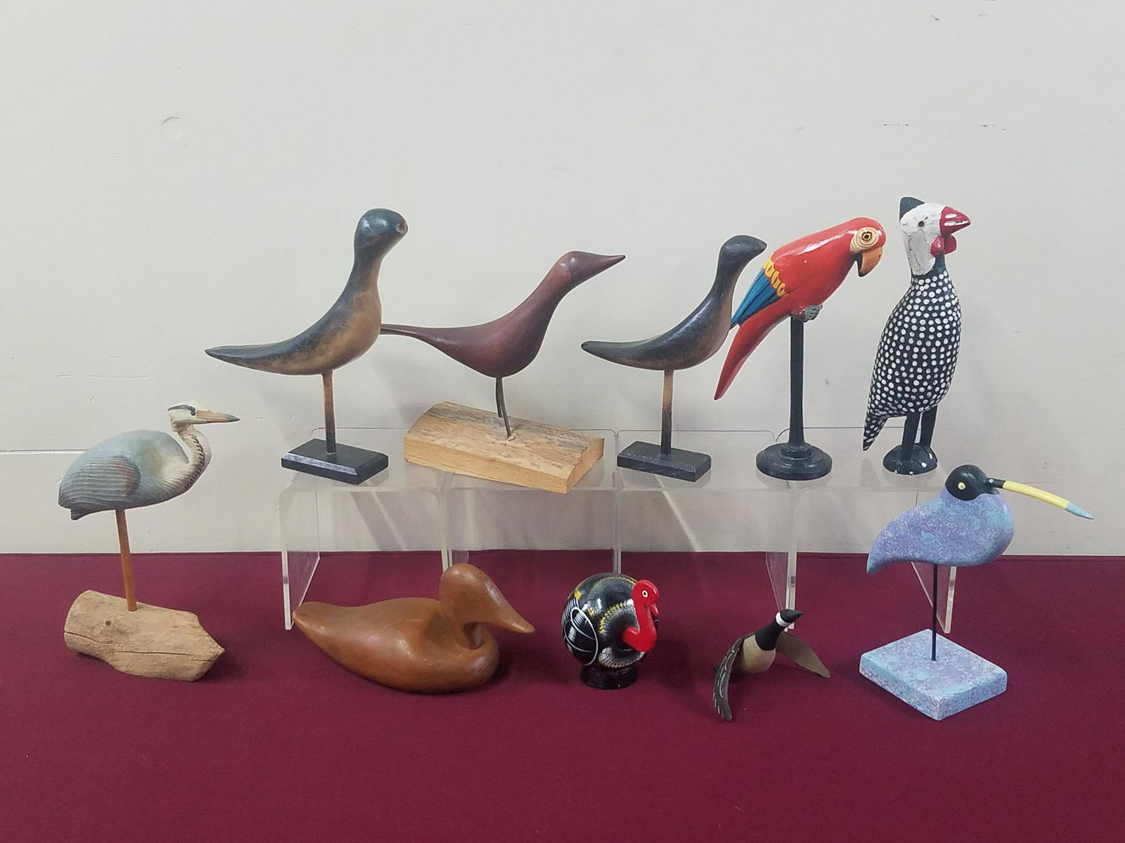 10 Carved Birds incl. Jay Irwin and Tom Kloss (1 of 12)
