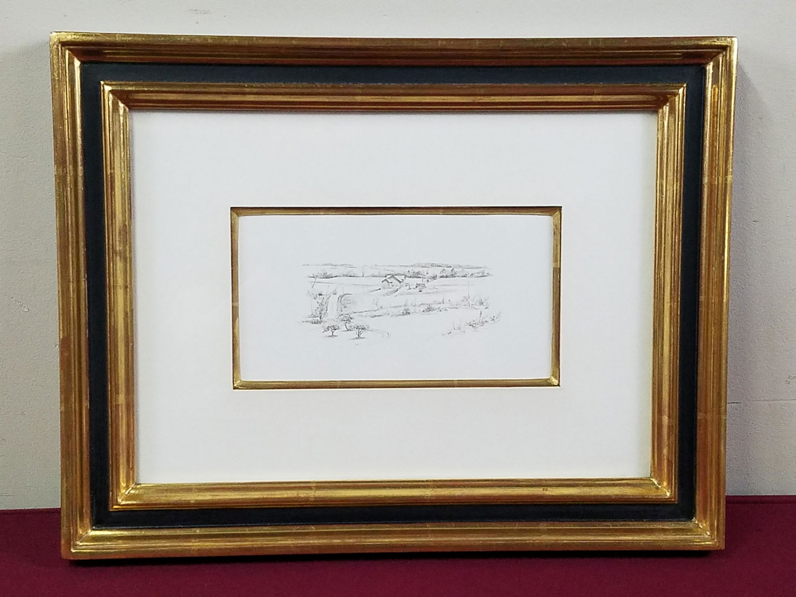 David Holmes Landscape Pen and Ink Drawing (1 of 4)