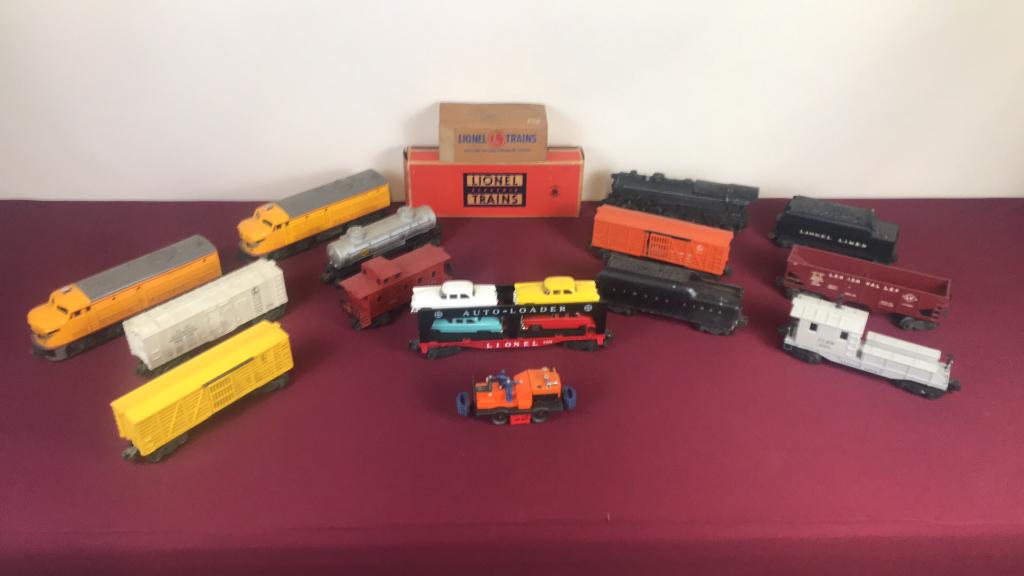 14 Lionel Post War O/O27 Rolling Stock Incl Engine (1 of 1)
