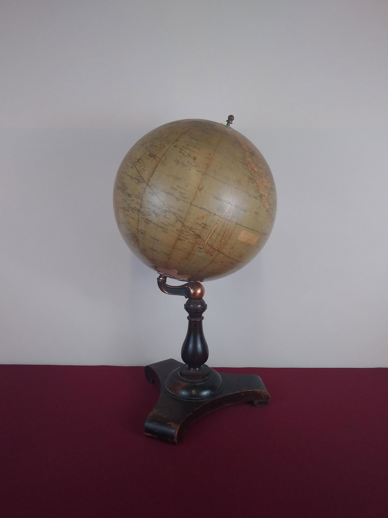 12" Wanamaker Terrestrial Globe on Stand (1 of 4)