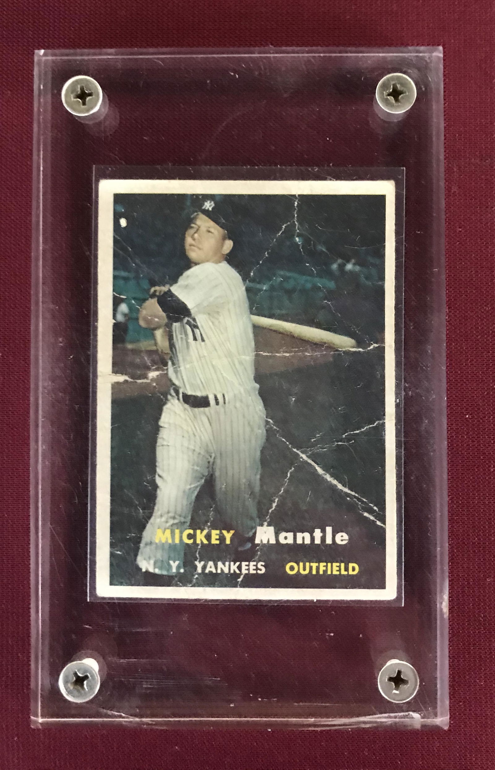 Mickey Mantle Topps 95 Baseball Card (1 of 2)